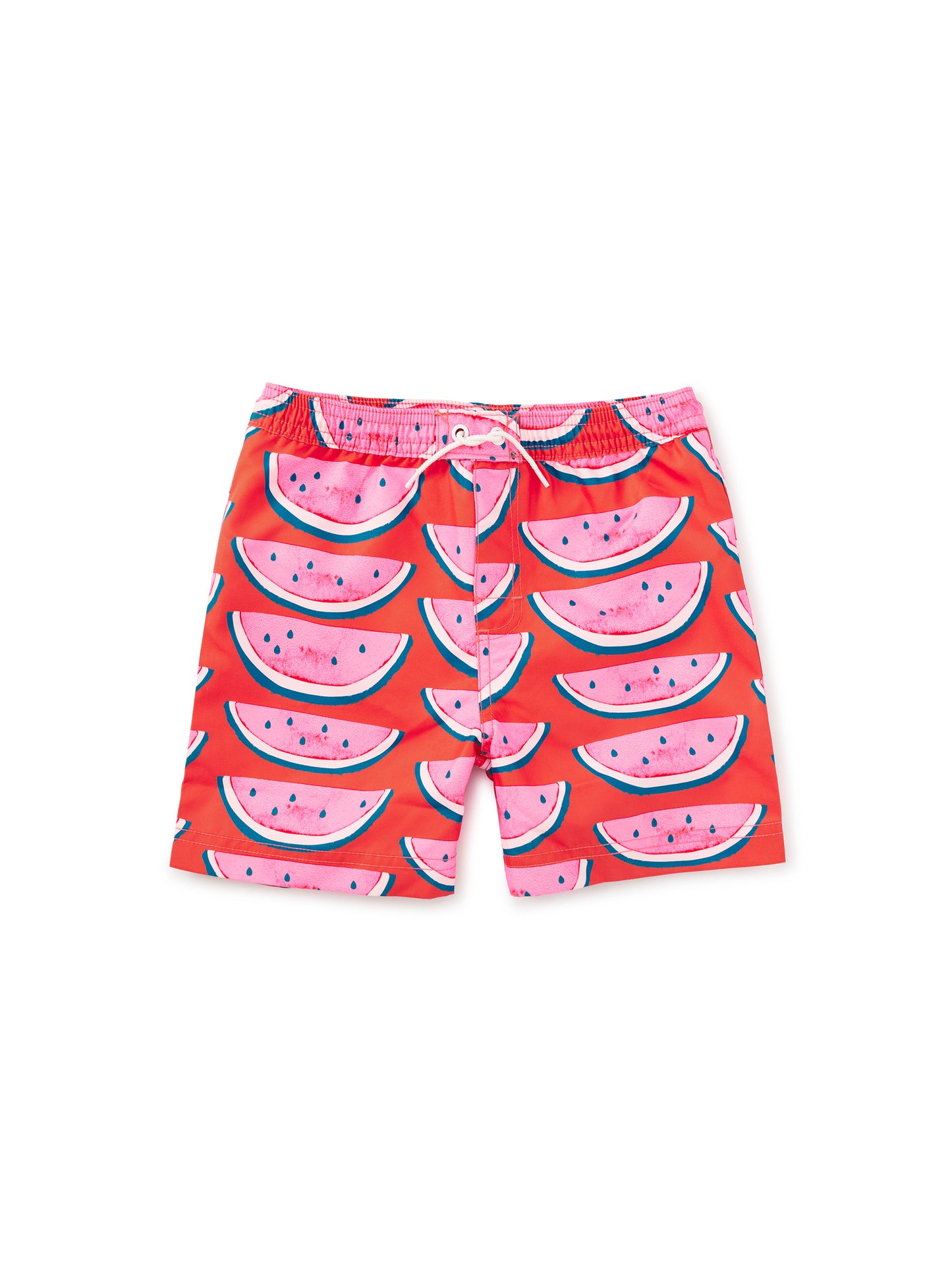 Mid-Length Swim Trunks, Watermelon Slices