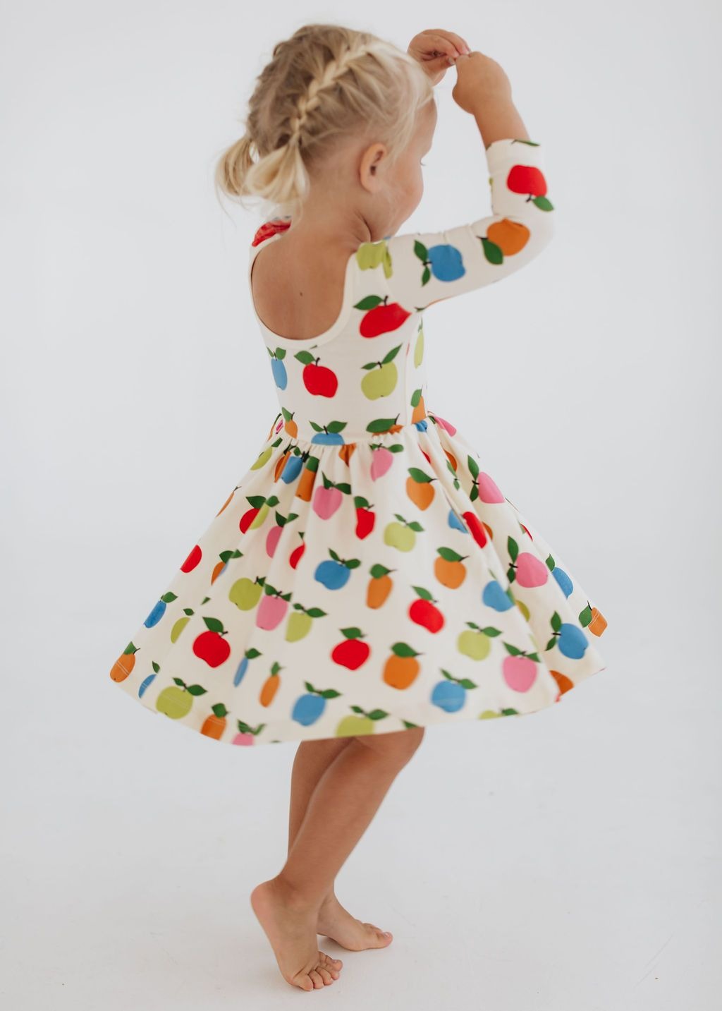 Twirl Dress in Apples
