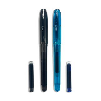 Splendid Duo Fountain Pens: Black & Blue Inks - Set of 2 Pen