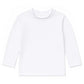 White Rashguard w/White Stitching