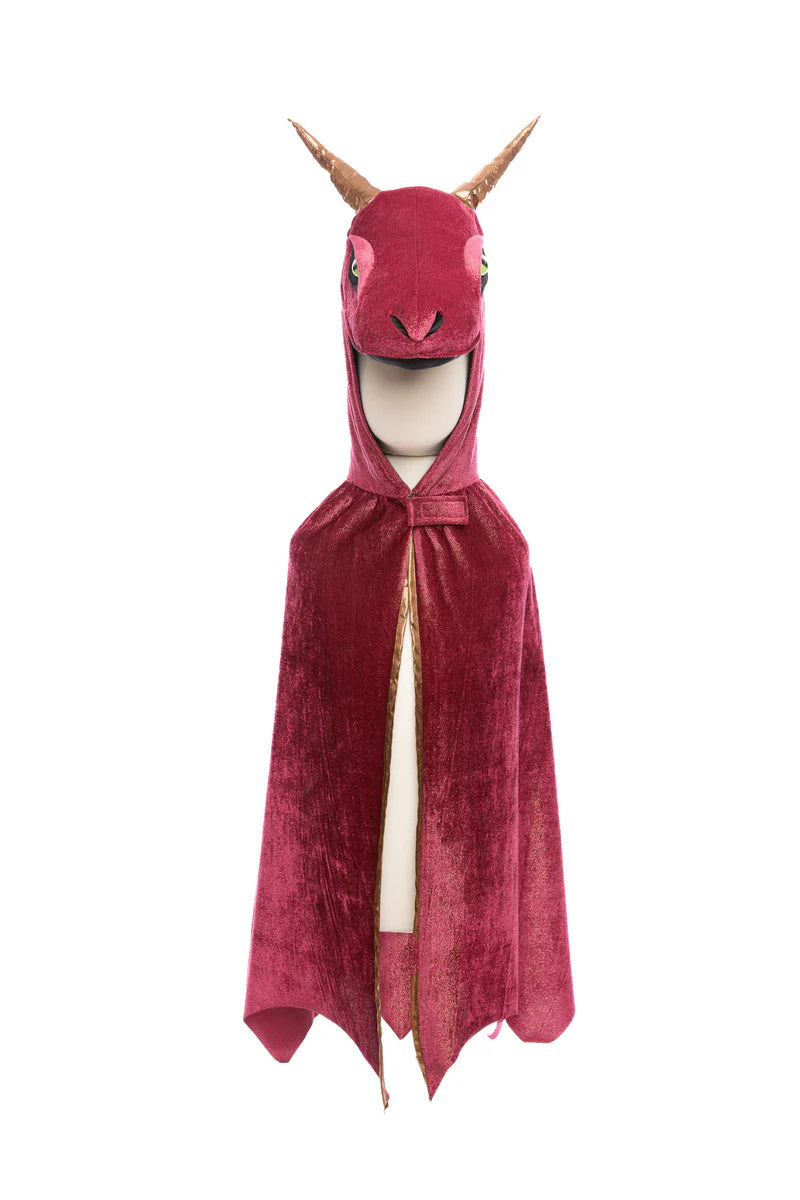 Starry Night Dragon Cape, Red/Copper