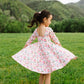 Emile Dress in Peach Bouquet