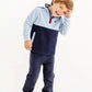 Hayword Half Zip Fleece, Barrington Blue/Nantucket Navy