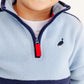Hayword Half Zip Fleece, Barrington Blue/Nantucket Navy