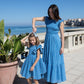 Women's Sen Dress, Blue Tear Drop