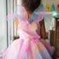 Rainbow Fairy Dress w/Wings