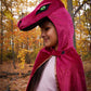 Starry Night Dragon Cape, Red/Copper