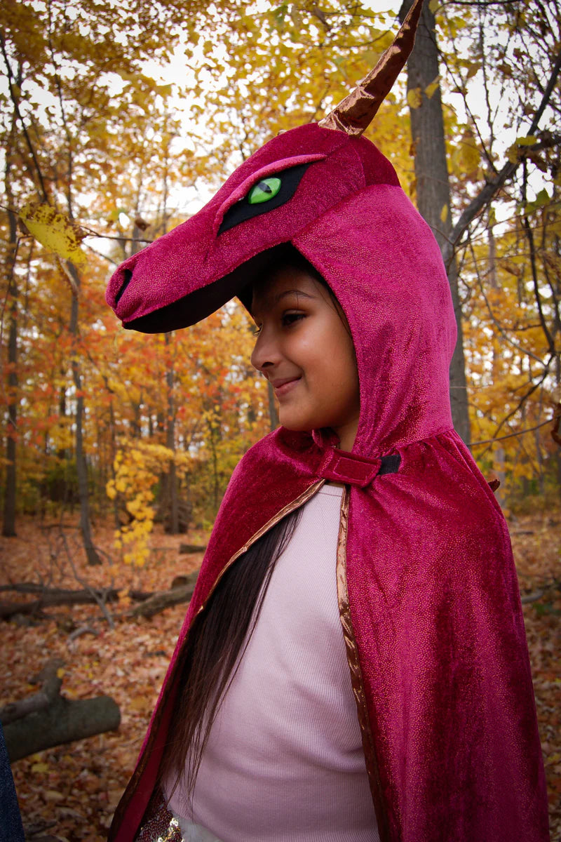 Starry Night Dragon Cape, Red/Copper