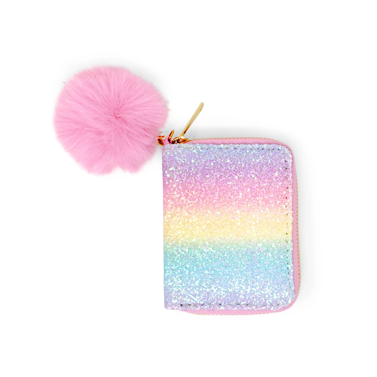 Glitter Pom Pom Wallet