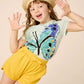 S/S Graphic Tee, Carnival Butterfly