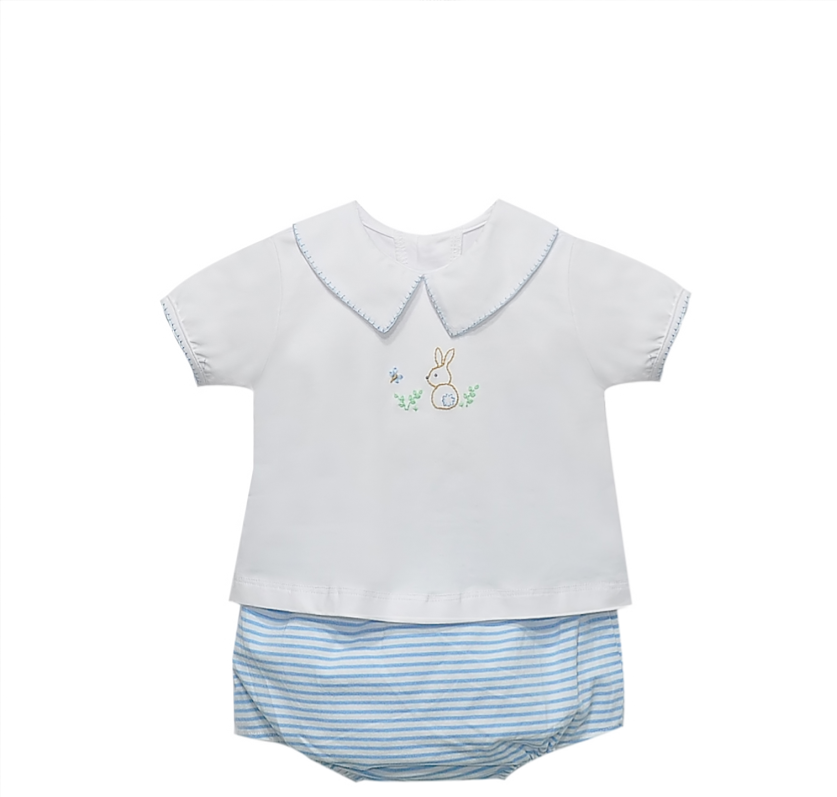 Blue Sonny Bloomer Set, Little Cottontail