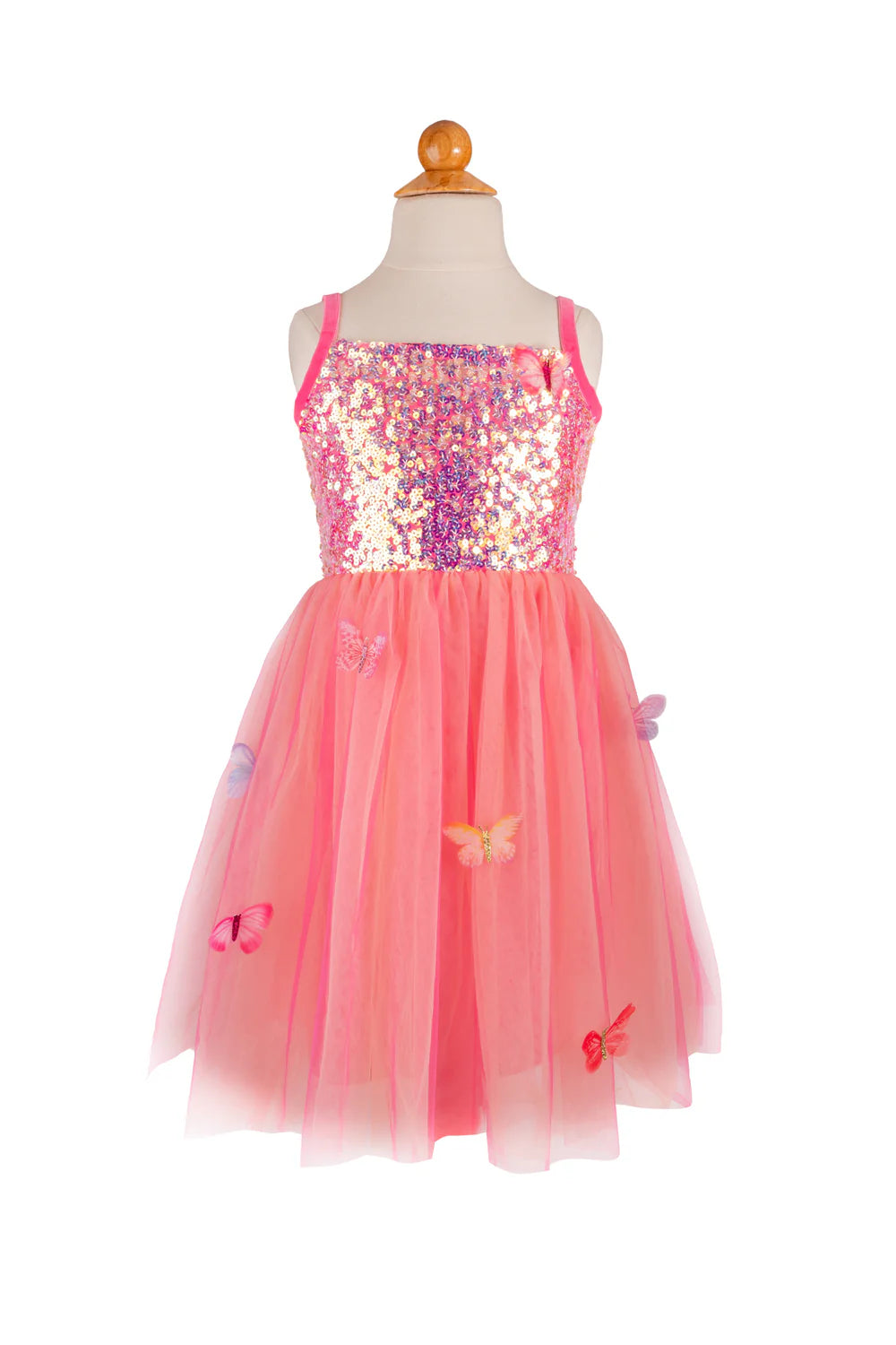 Butterfly Bliss Dress, Hot Pink