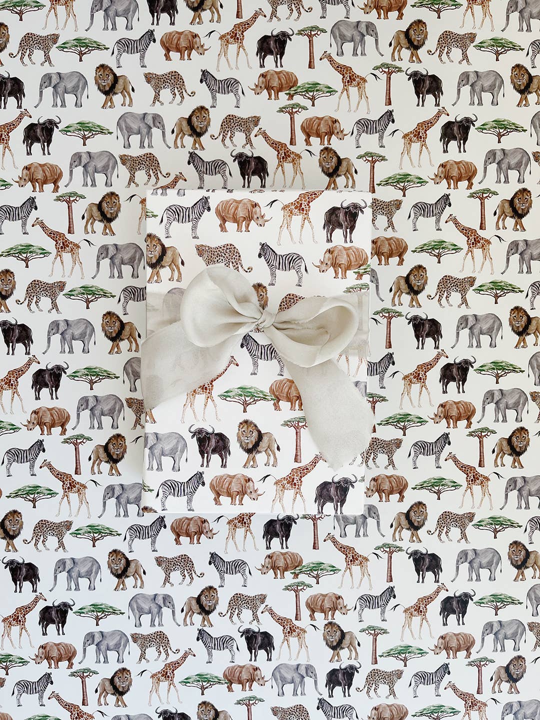 On Safari Gift Wrap Roll
