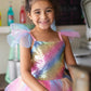 Rainbow Fairy Dress w/Wings
