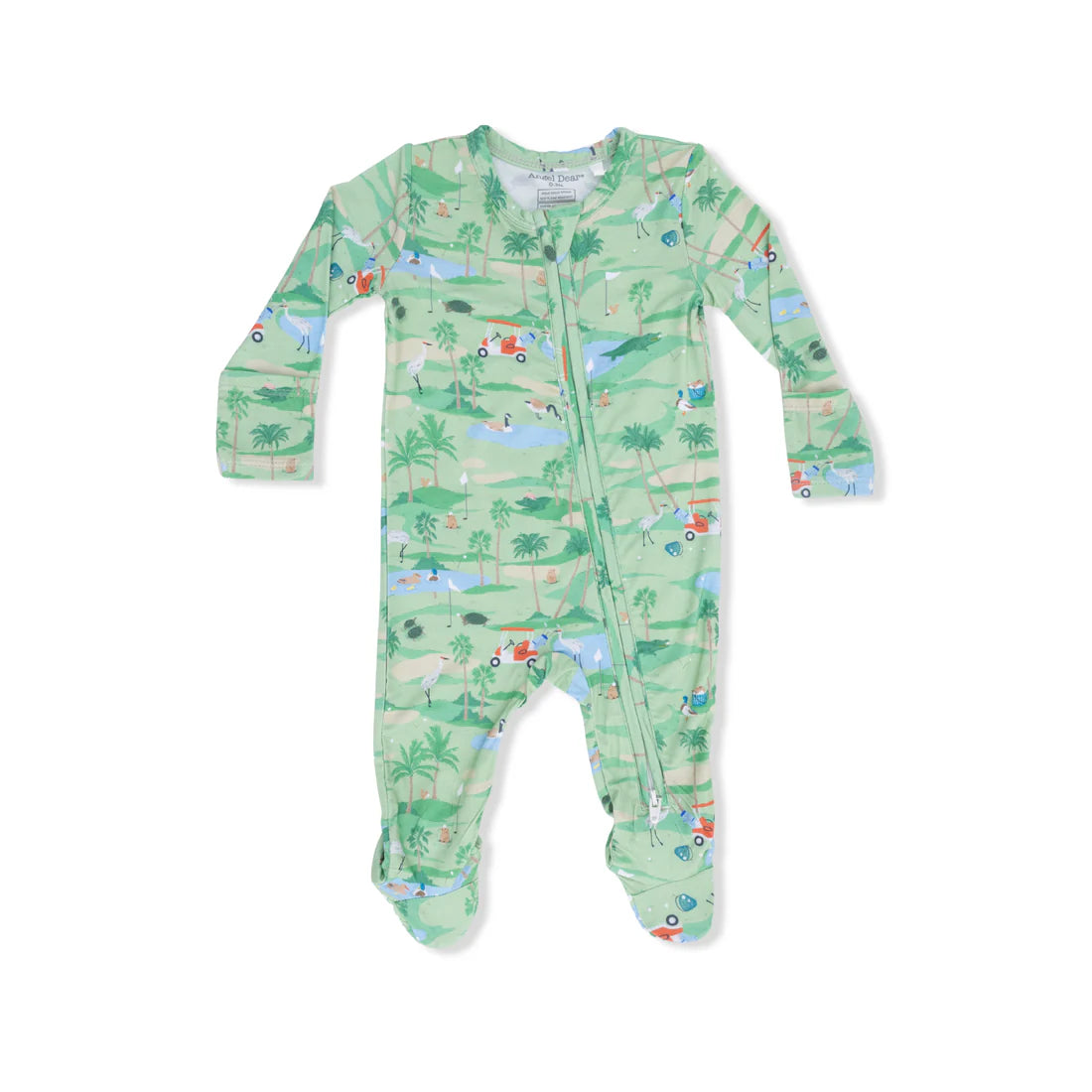 Zipper Footie, Golf Oasis Animals