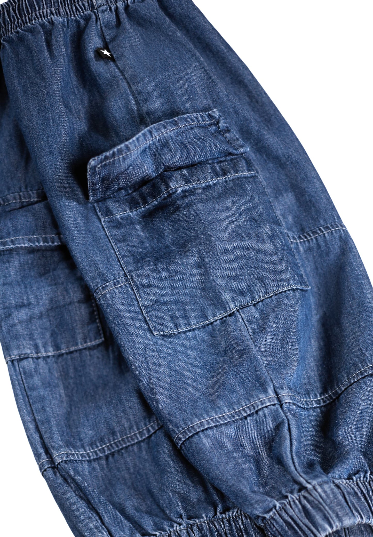 Sae Pants, Mid Blue Wash