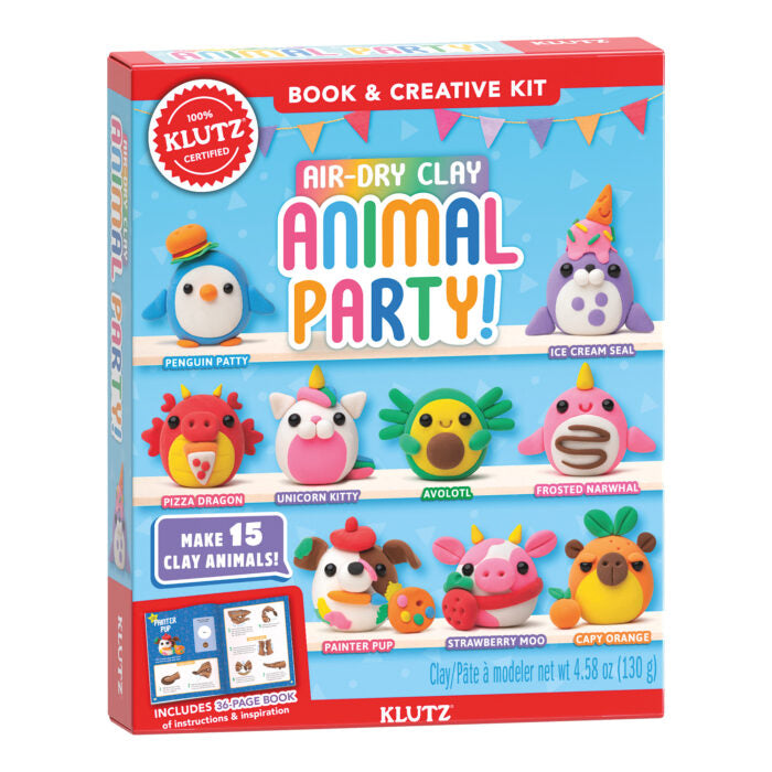 Klutz: Air Dry Clay Animal Party