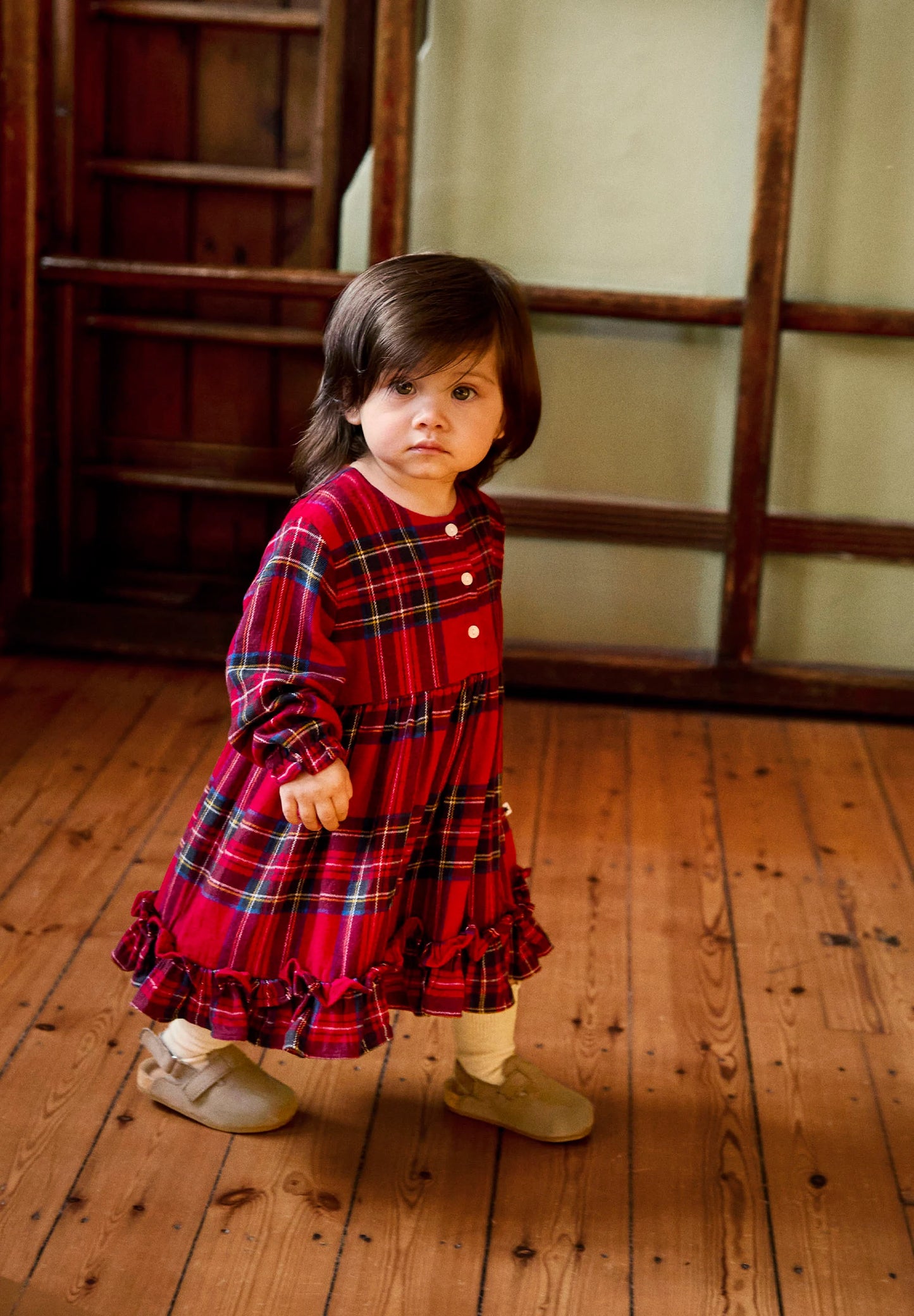 Cele Dress, Holiday Check