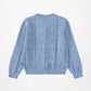 Gertrud Cardigan, Topaz Blue