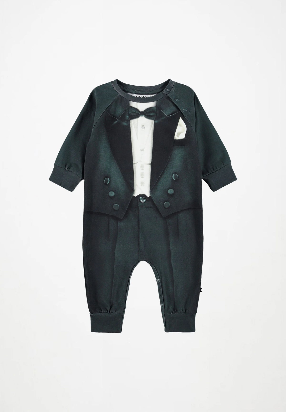Fairfax Romper, Taxus Tuxedo
