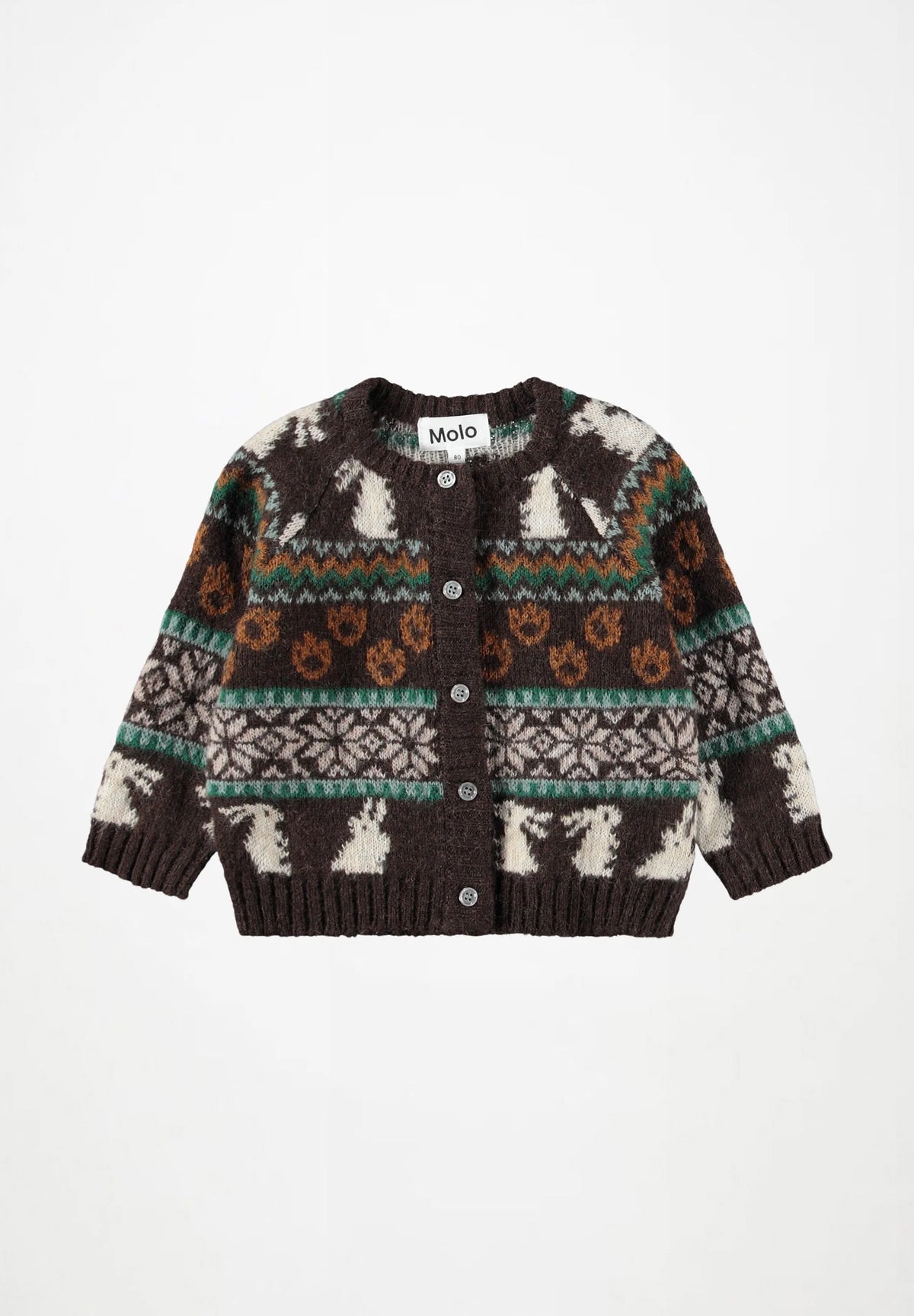 Bobi Cardigan, Mini Fairisle