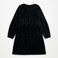 Carolyn L/S Dress, Black Stones
