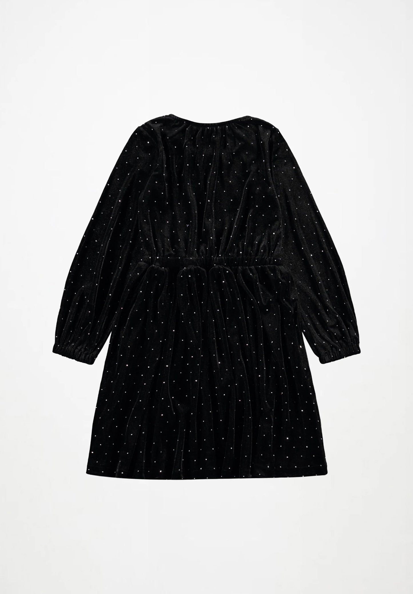 Carolyn L/S Dress, Black Stones