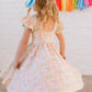 Olivia Dress in Primary Rainbow