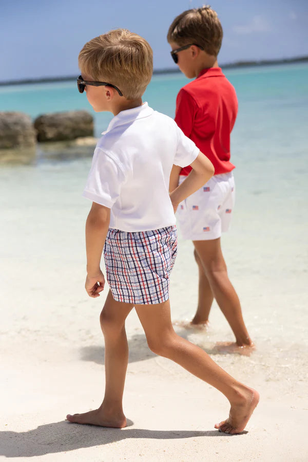 Sheffield Shorts, Pierce Mill Plaid Seersucker