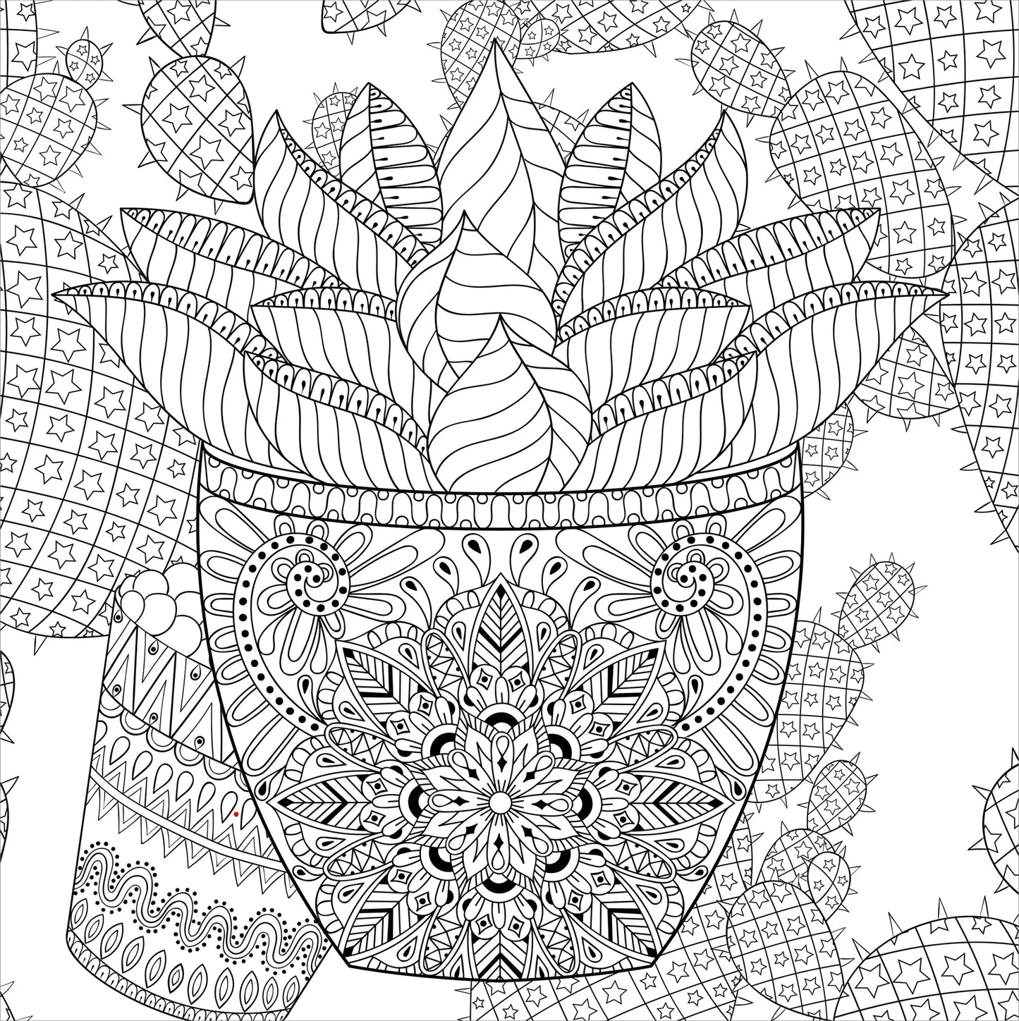 Coloring Book, Succulents