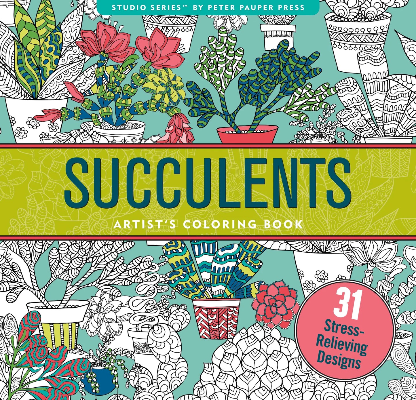 Coloring Book, Succulents