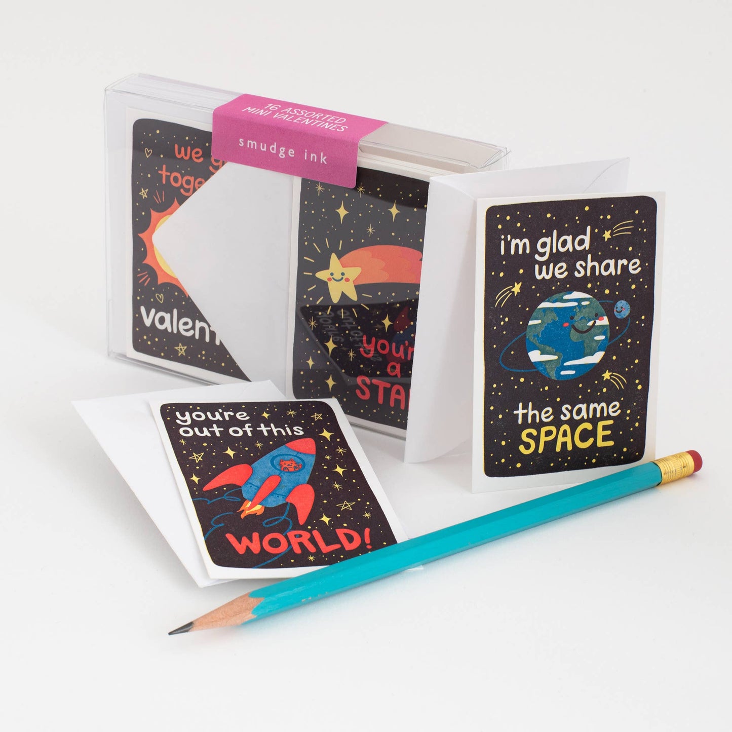 Mini Outer Space Valentines Boxed Set