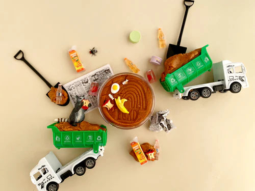 KidDough Play Kit, Garbage (Root Beer)