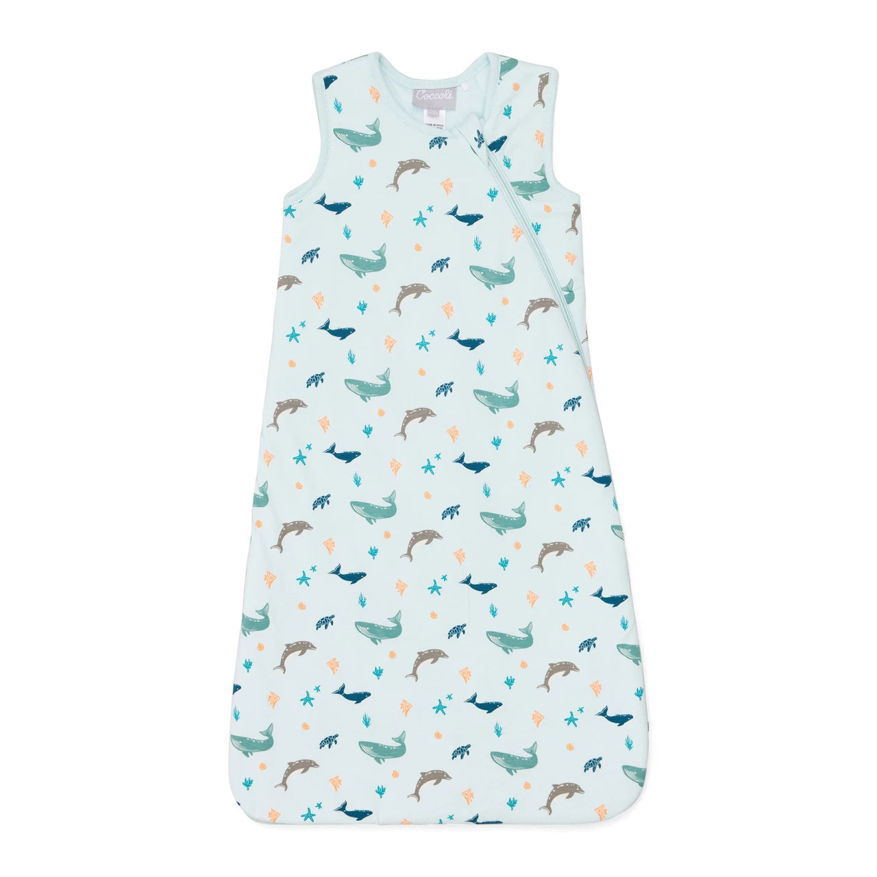 .5 Togs Sleepsack, Ocean Life on Blue