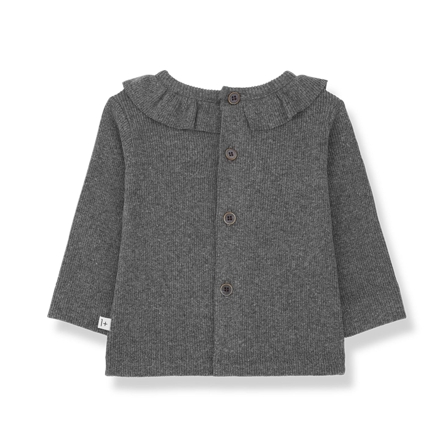 Anna Collar Blouse, Grey