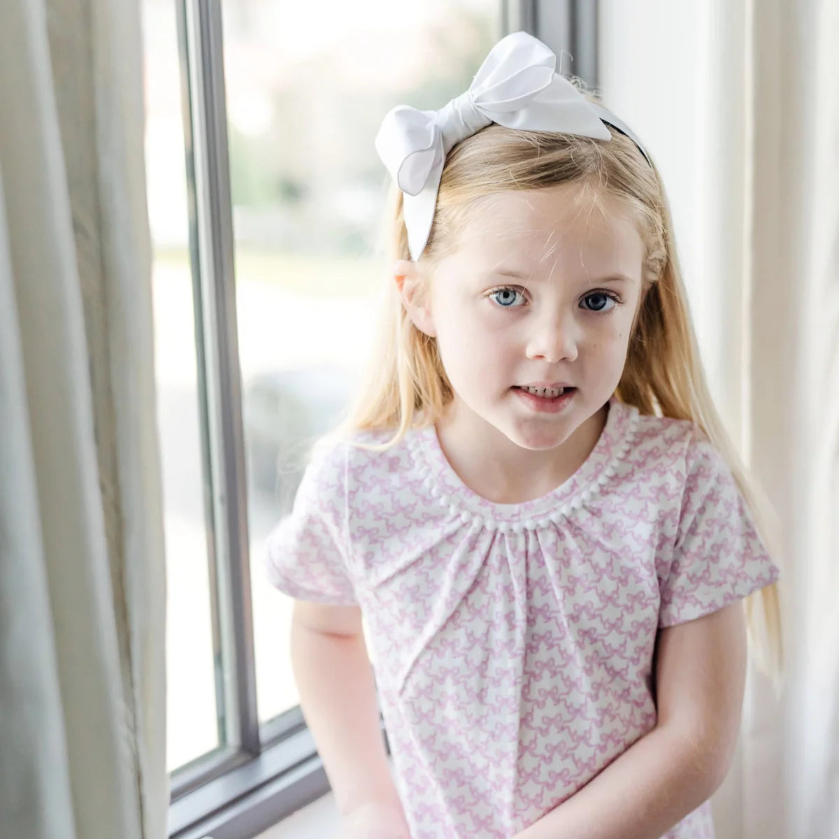 Camden Dress, Pretty Pink Bows