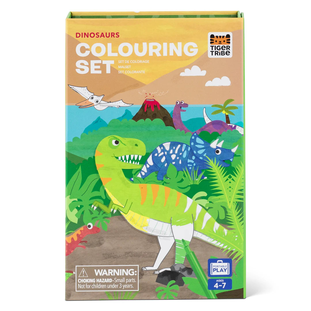 Coloring Set, Dinosaur