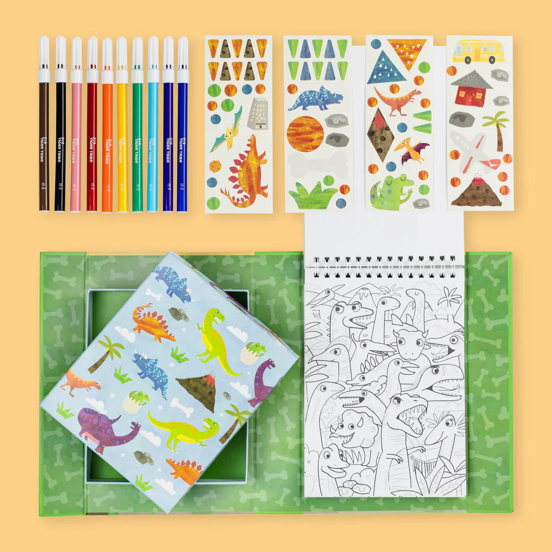 Coloring Set, Dinosaur