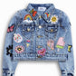 All About the Patch Crop Denim Jacket