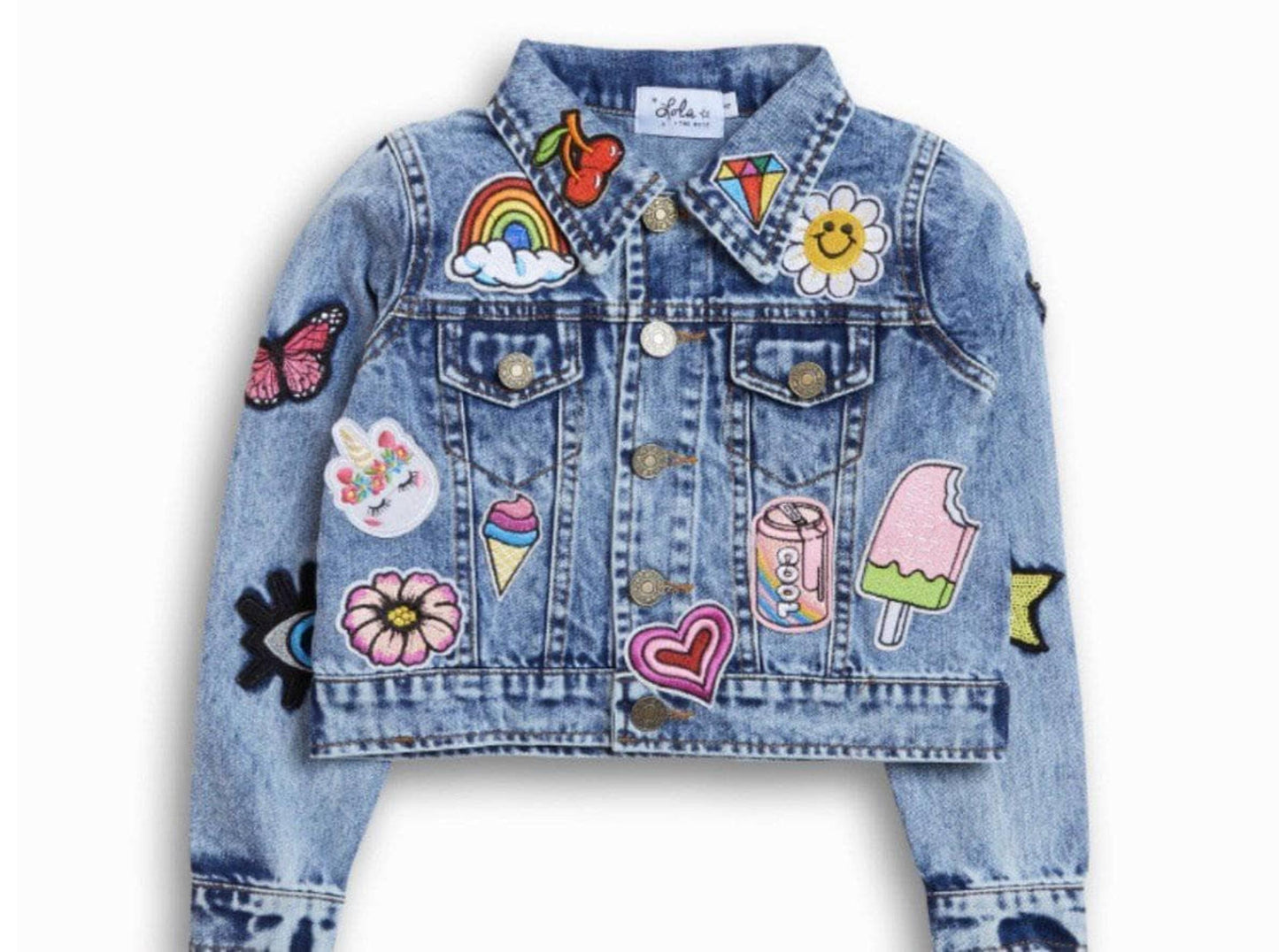 All About the Patch Crop Denim Jacket