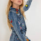 All About the Patch Crop Denim Jacket