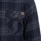 Flannel Shirt, Dark Navy Plaid