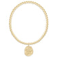 Classic Gold 3mm Bracelet - Inspire America Gold Disc