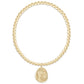 Classic Gold 3mm Bracelet - Inspire America Gold Disc