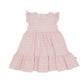 Ruffle Sleeve Dress, Barefoot Breeze, Ocean Grid