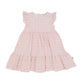 Ruffle Sleeve Dress, Barefoot Breeze, Ocean Grid