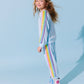 Blue Rainbow Sequin Set