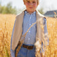 Button Down Shirt, Gray Blue Gingham