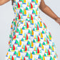 Sailboat Print Twirl Dress