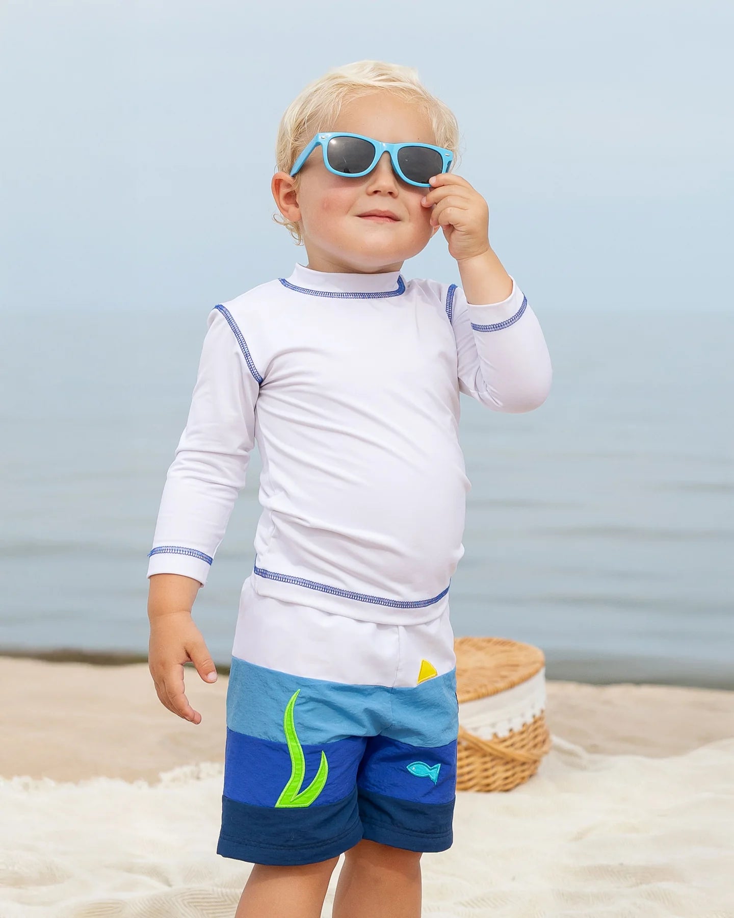Swim Trunk w/Fish